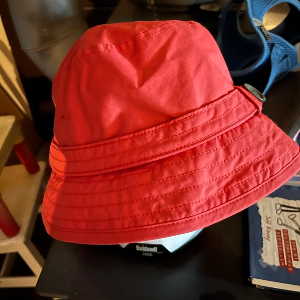 Eddie Bauer Bright Coral Bucket Hat